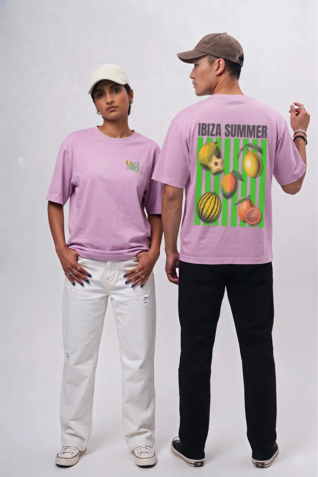 Ibiza Summer Oversized Tee (XS)